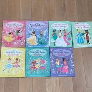 Usborne Sticker Dolly Dressing Book Set